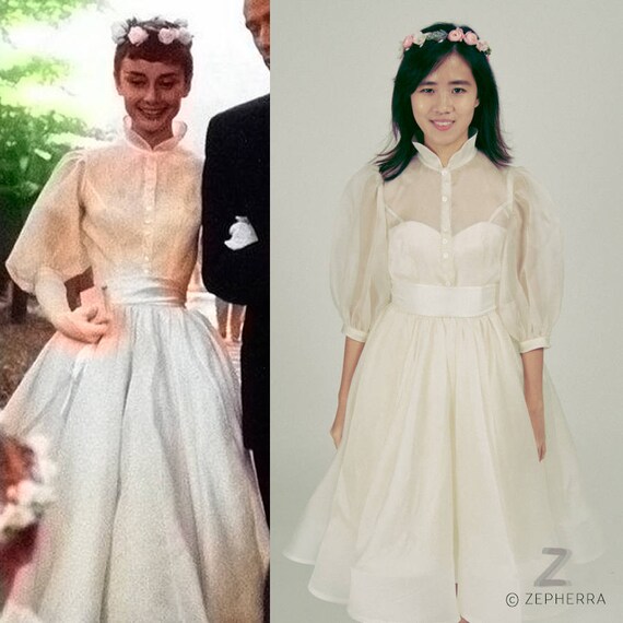 Audrey Hepburn Wedding Dress